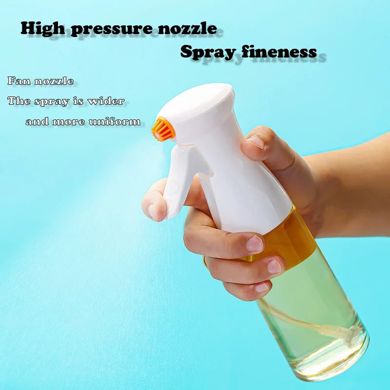 200ml Press type Glass BBQ Oil Spray Bottle Olive Oil Spray Dispenser Bottle Sprayer For Cooking