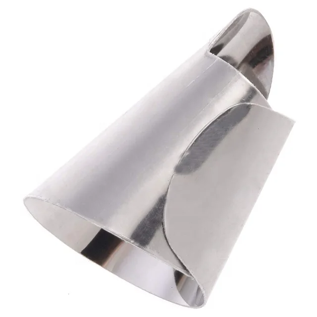 
Logo Acceptable Stainless Steel Cutting Peeling Finger Guard For Soybeans Pistachio For Kitchen Cutting & Gift 