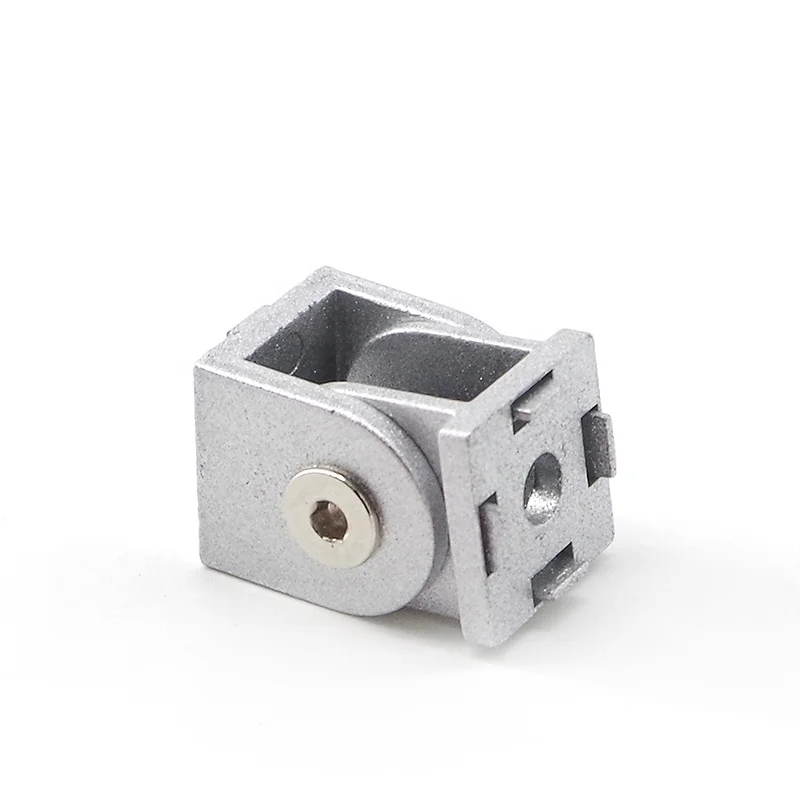 2056 20B Zinc Pivot Joint top quality metal connecting brackets Pivot Joint for industrial aluminium profile Corner Angle Joint