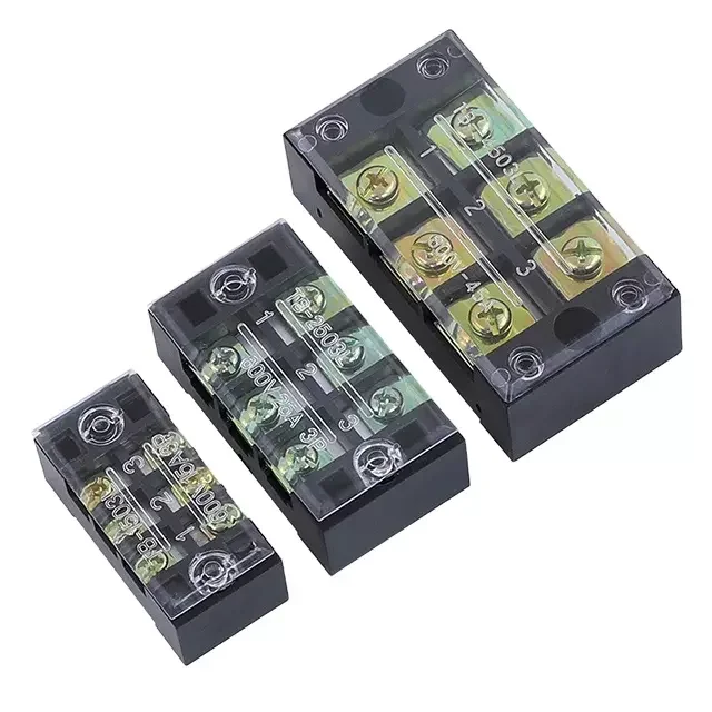 TB Series TB -3504 Mounted Barrier Terminal Block Connector 600V 35A  4P Terminal Block