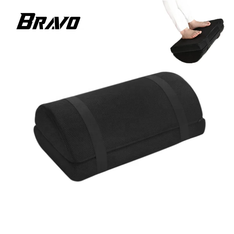 Подставка под ногу двухслойная регулируемая подушка для ног офиса и дома