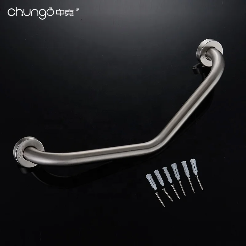 Stainless bathtub for bathroom accessories l shape safe grab bar
