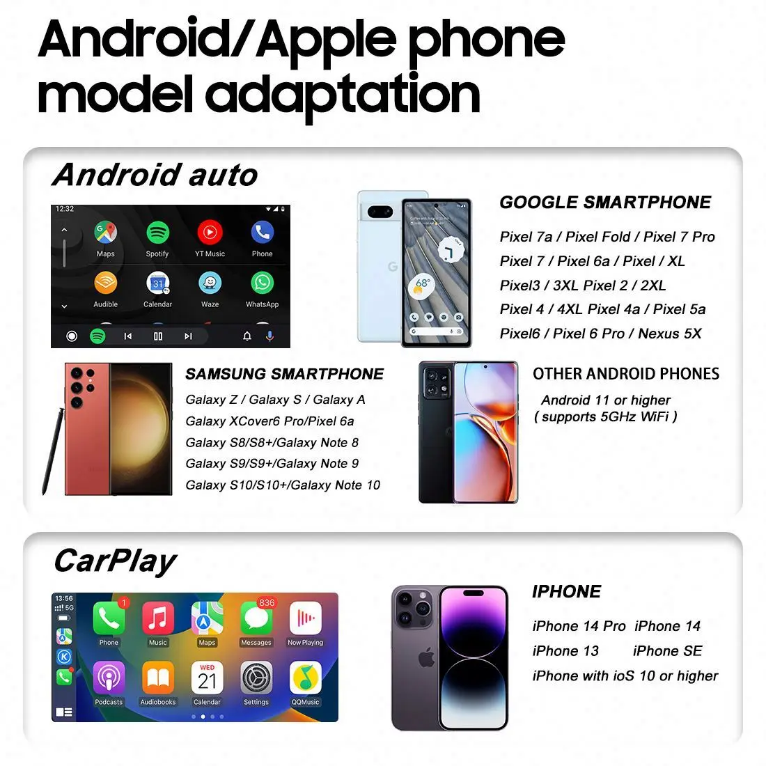 Best Price Carplay In Universal Smart Multimedia System Android Adapter Wireless Auto Electronics Car Play Ai Box Dongle