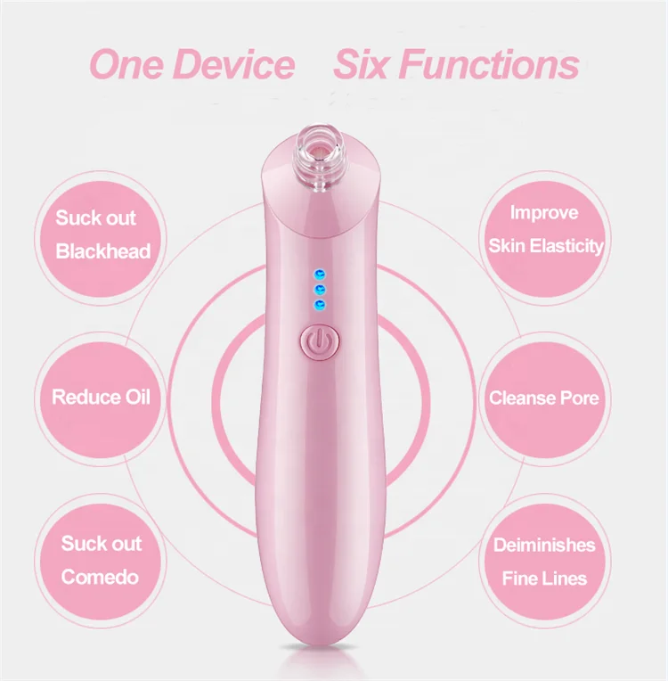 Factory Price Mini Electric Facial Nose Pore Professional Suction Blackhead Machine Remover Vacuum Tool Kit Private Label