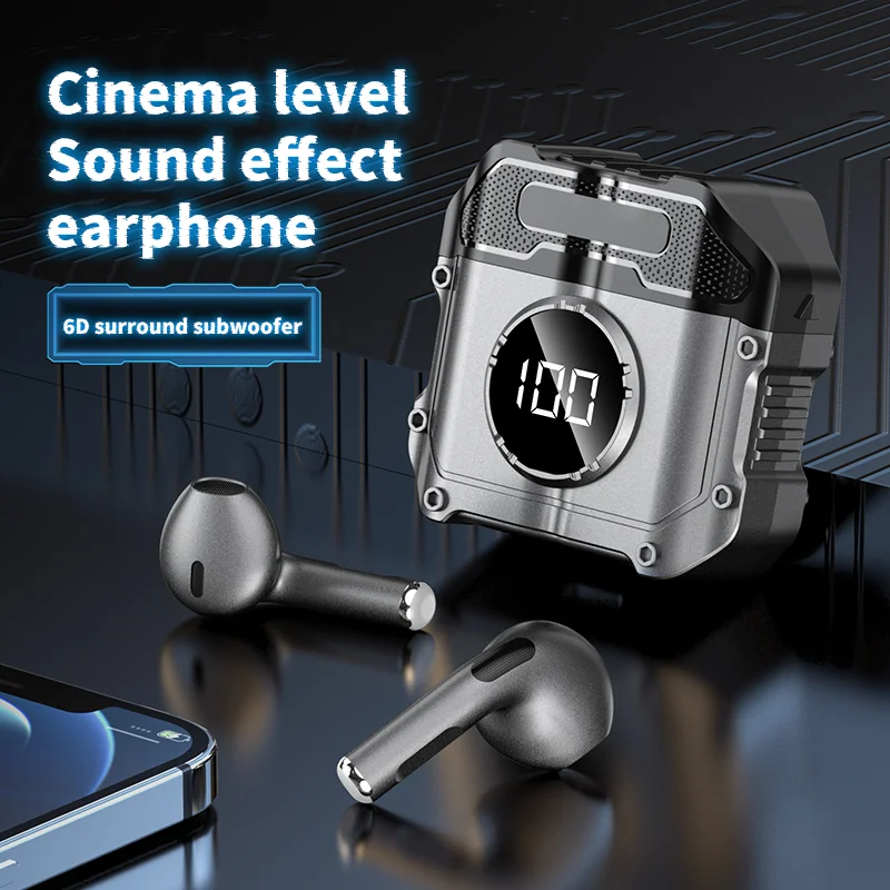Hot Sale Wholesale tws earbuds 2022 model earbud less price Noise Cancellation HIFI Sound M2 wireless earbud