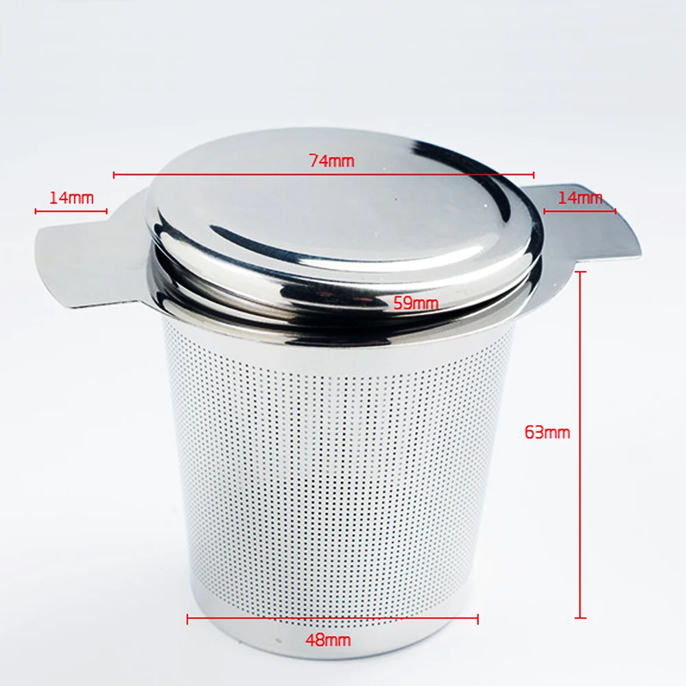 Double Handle Fine Mesh Tea Strainer/Filter/Infuser stainless Steel