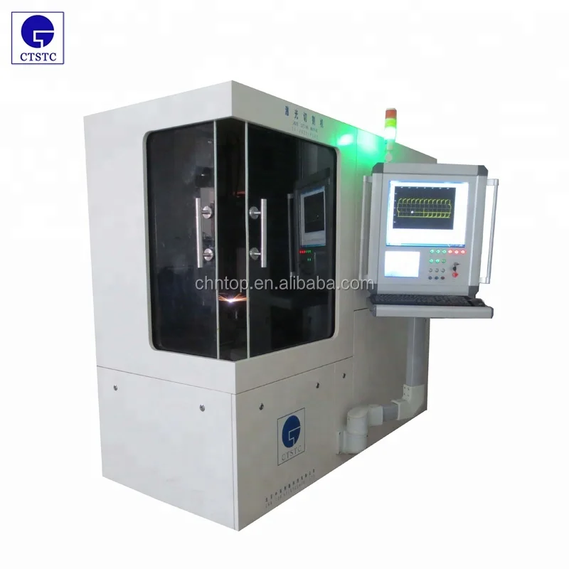 Servo High Precision Rotation Axis CNC Fiber Laser Cutting Machine 100 W PLC Control System
