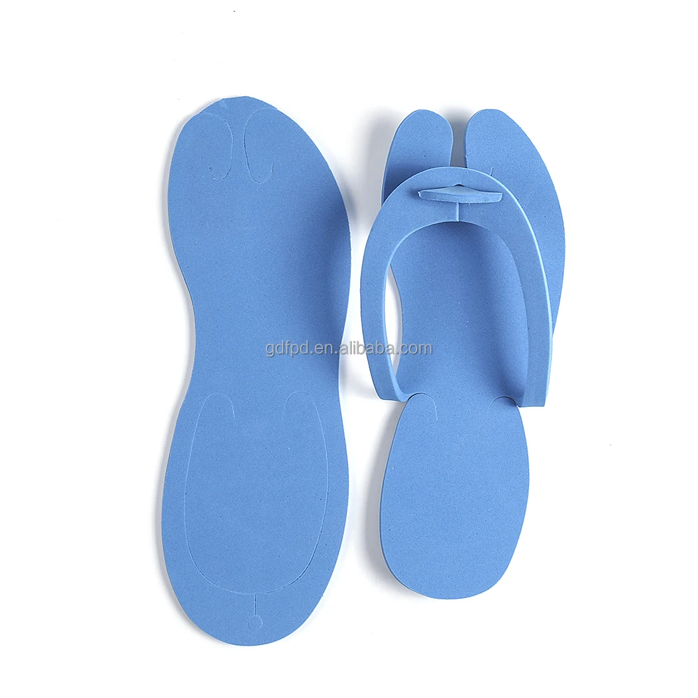Custom Logo Disposable Pedicure Eva Foam Hotel Flip-flops Slipper for Nail Salon Day Spa