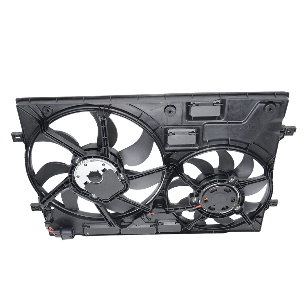 3Q0959455C 3Q0121207 Small Specifications Module 12 Auto Electric Motor 12V Car Cooling Radiator Fans For Audi Tt Fan Assembly