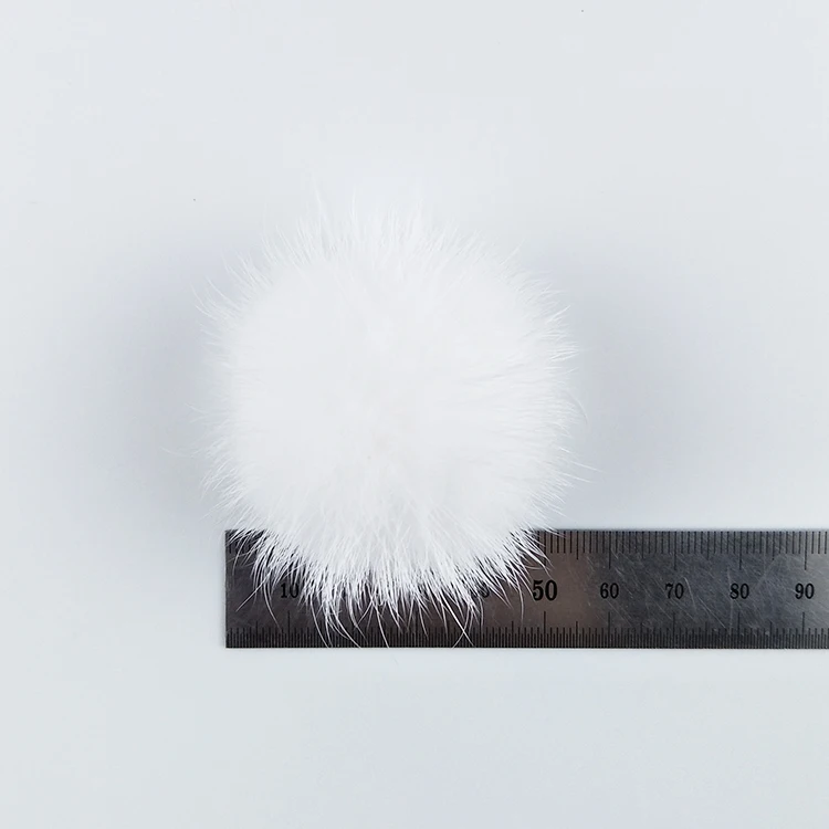 DIY accessories Factory 2 CM 3 CM 4 CM real Mink Fur Pom Poms Ball Accessories Pompom DIY Craft