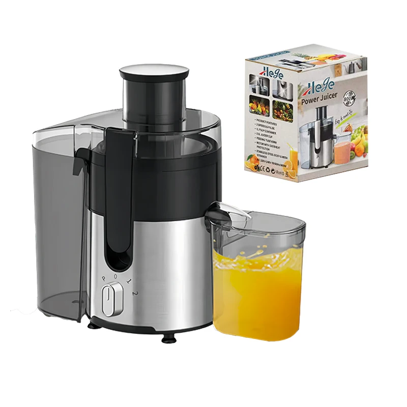 Big mouth slow juicer mini cold press commercial slow juicer 4 in 1 multi-function power juicer for fruit vegetable juice