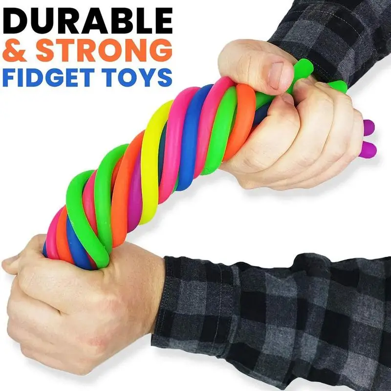 Amazon Hot Anti Stress Toy Stretch Rope Fidget Sensory Toys Autism Toys For Kids Adult