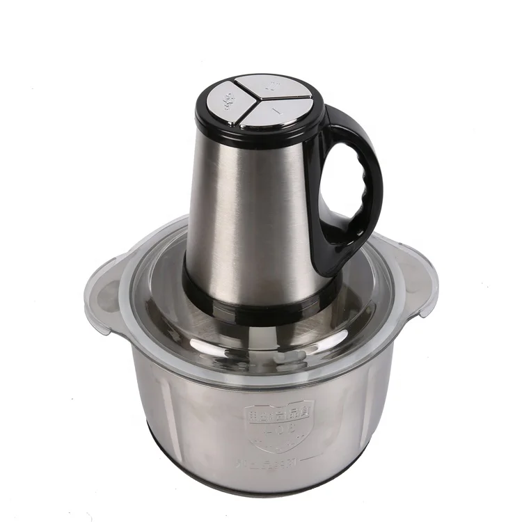 Home Kitchen 4L Electric Meat Grinder 304 Stainless Steel Food Processor Electric Chopper 600W Automatic Mincing Machine