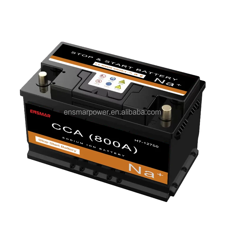 Supply Winter choice Ensmar 12 volt batteries sodium ion car battery near me 75 series battery