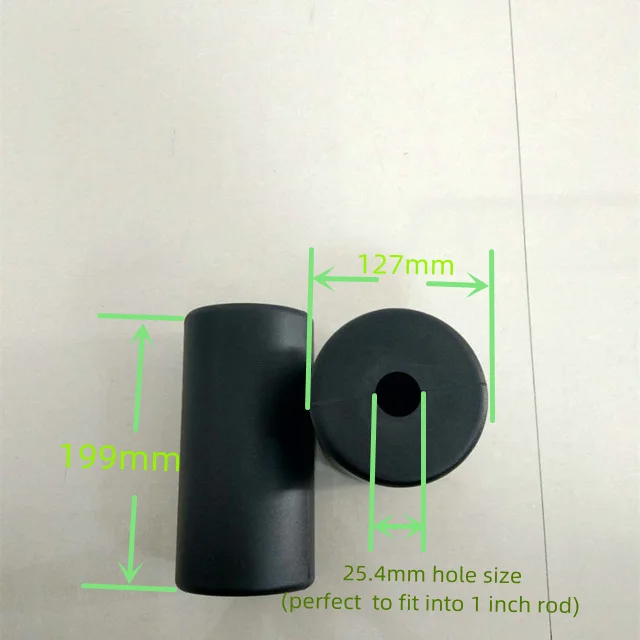 Customize Foam Foot Pads Rollers for Home Gym Exercise Machines Equipments Replacements With 1 Inch Rod