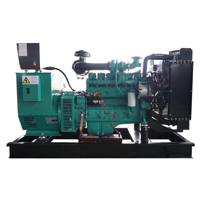 Natural gas generator LPG water cooled ISO CE 3phase 60hz 1800rpm 50hz 1500rpm 40kw 50kva Open style industry