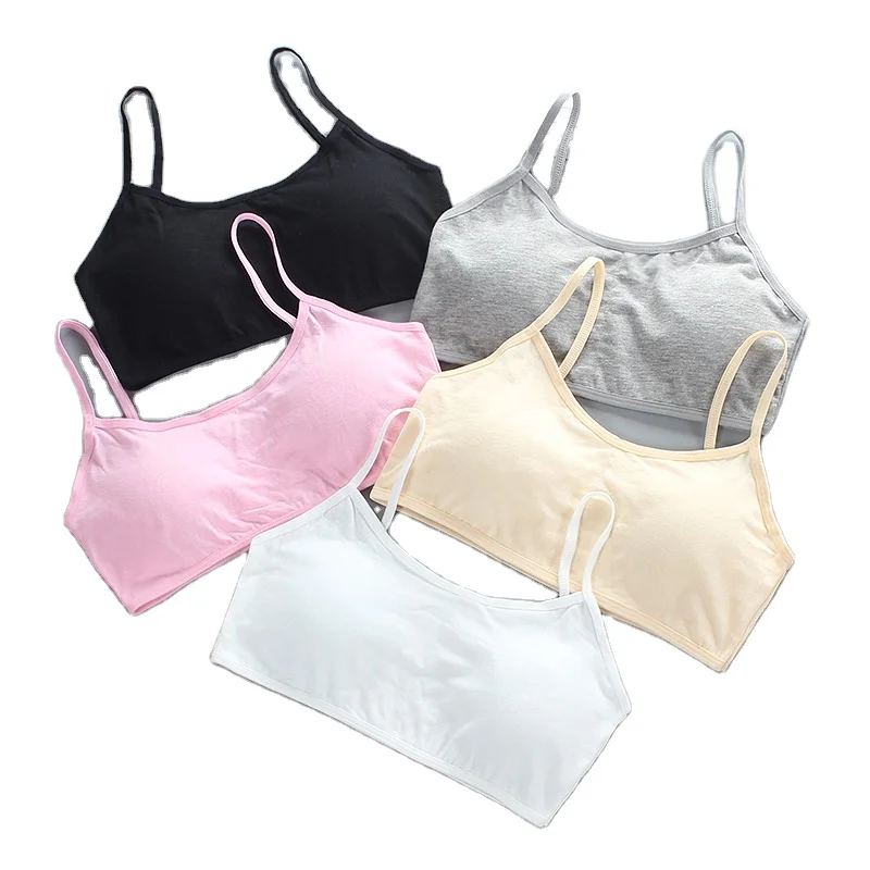 Girls Training Bra Seamless Tank Top For Girls Kids Clothing Girl Camisole Cotton Children Singlets Teenager Underwear