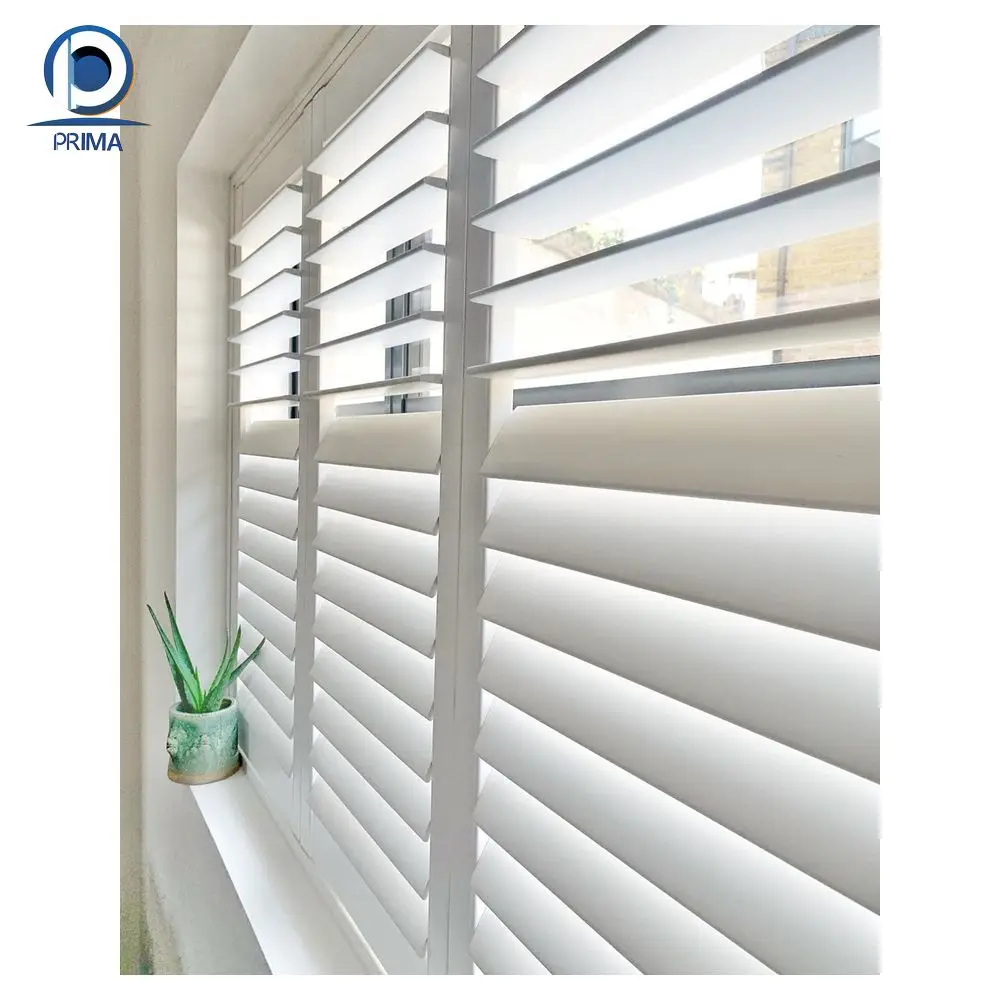 Prima Cheap Window Shutters PVC Louver Windows