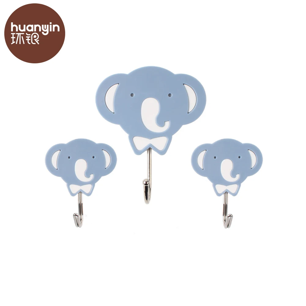 Cartoon elephant vintage wall hook hook for hanging clothes
