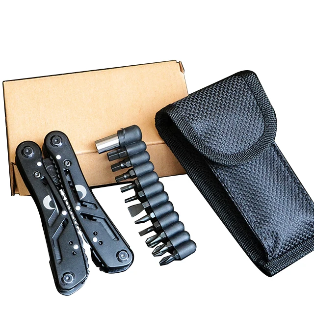 Multi Tool Stainless Steel Pocket knife Factory Price Portable Plier Hand tool Folding Pliers