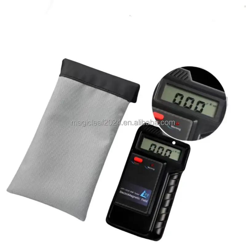 Curl up magnetic opening Faraday phone pouch signal blocking prevent disturbance phone pouch