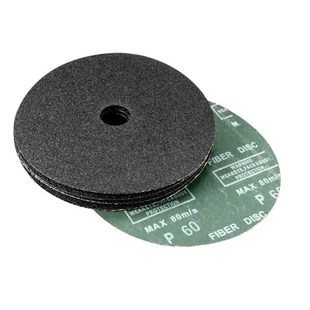 brushed abrasive disc black silicon carbide  fiber disc fibre disco disk