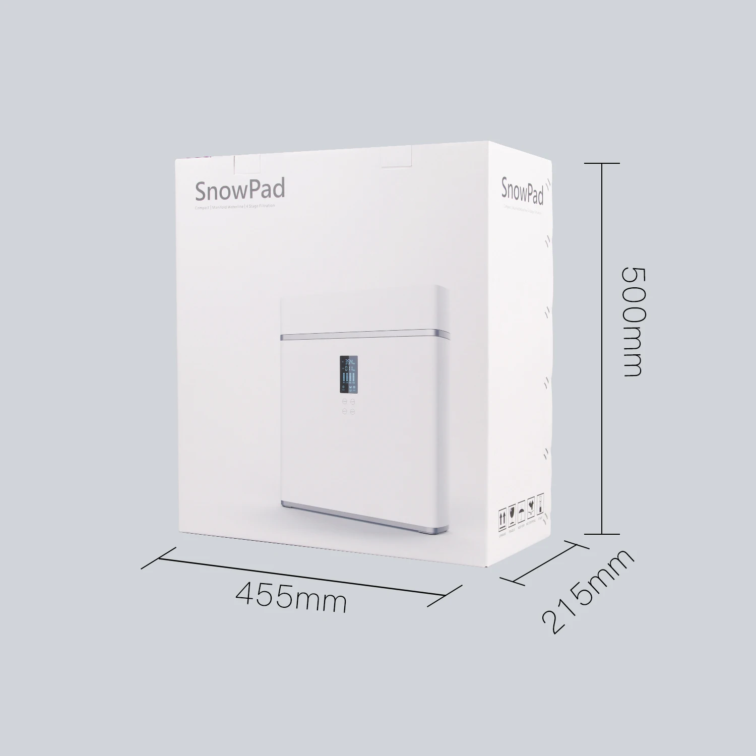Electric NSF Certified Ultra Thin Under Sink Countertop Filter Lifespan Reminder Reverse Osmosis Water Filter