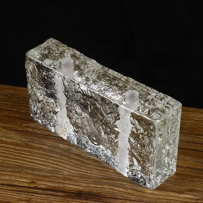 Solid Crystal Glass Brick Prices Decorative Transparent Glass Brick Walls