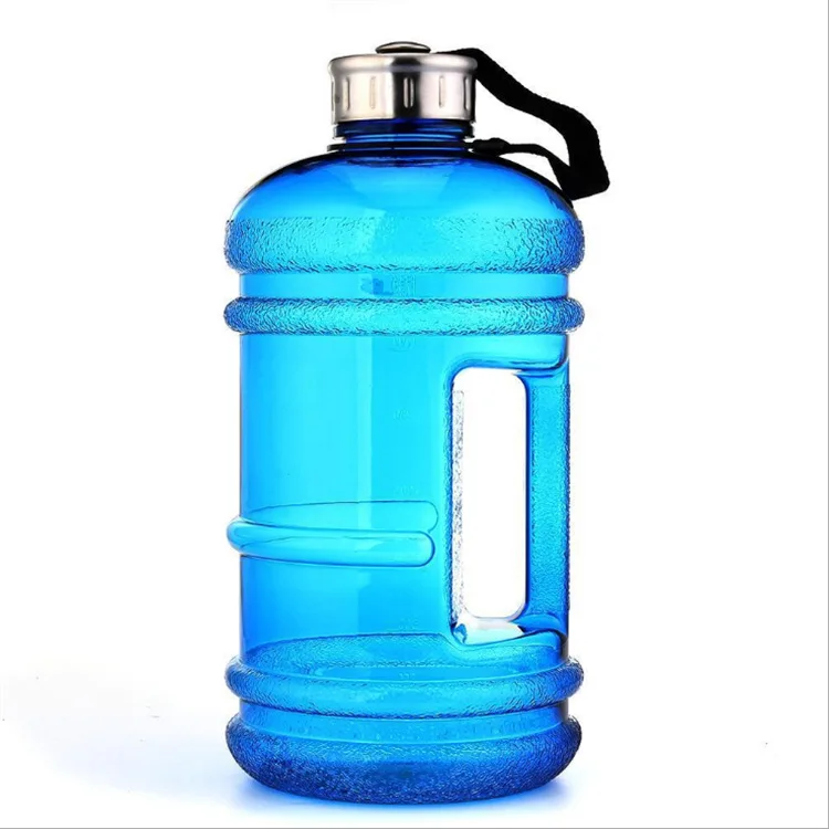 Amazon Hot Selling 1 gallon water bottle with time marker,Plastic protein shaker bottle GYM,Fitness sports bottle plastic large