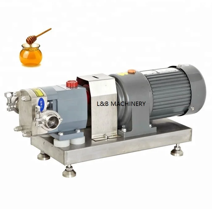 High Viscosity Rotary Lobe Pump SS304 SS316L Corrosion Resistance Automatic Chemical Liquid Transfer Pump