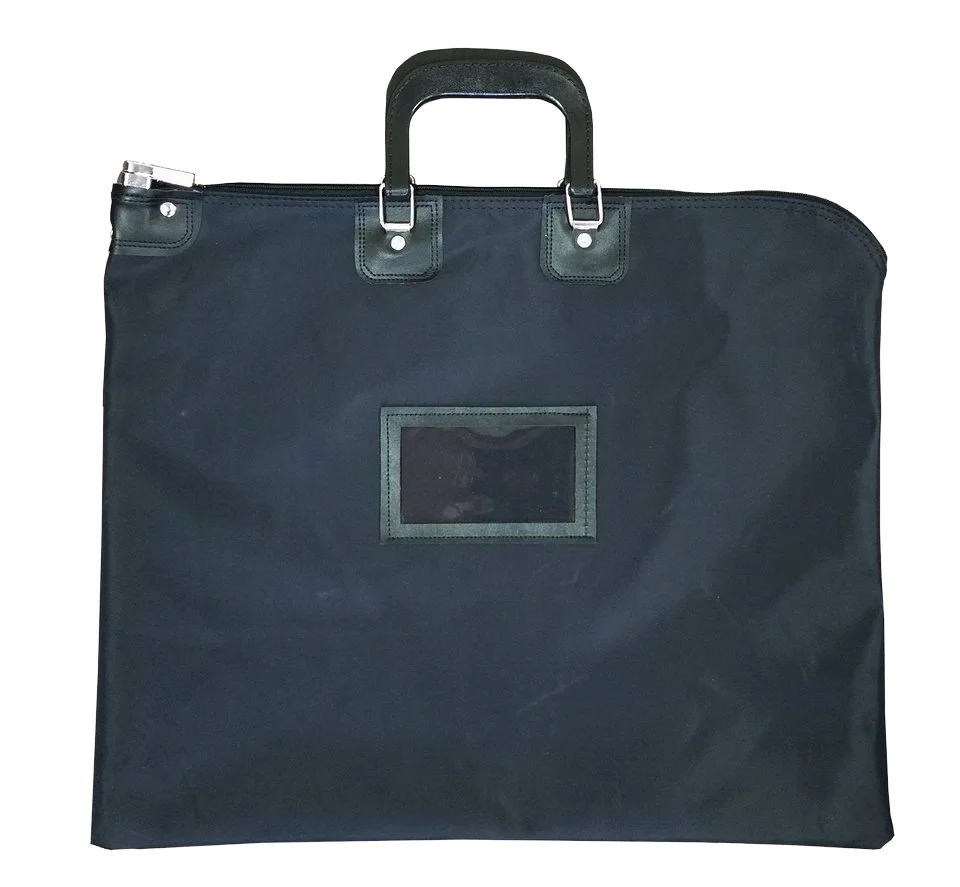 Custom 16 x 20 inch Organizer Locking Document HIPAA Bag with Handles