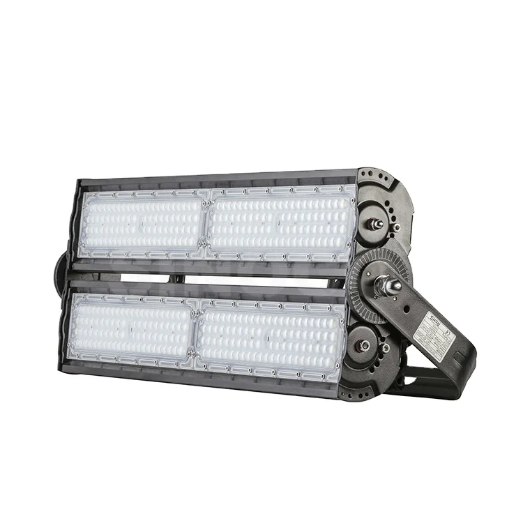 800W LED Flood Light 180 Degree Rotatable U Bracket Aluminum Alloy Body IP65 Rating Stadium Park 4000K Color Temperature 5000K