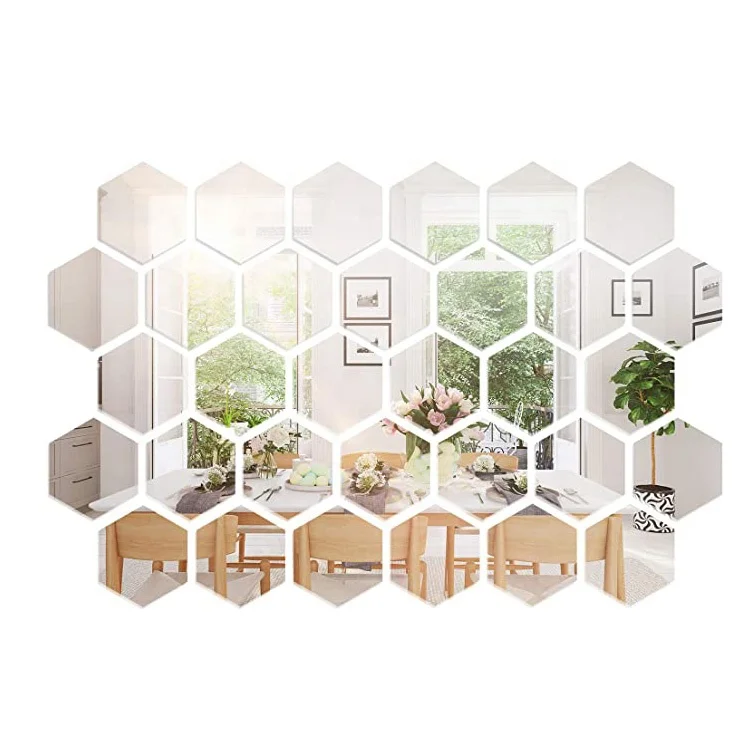 
Whole Removable Acrylic Mirror Setting Wall Sticker Decal for Home Bedroom Decor 