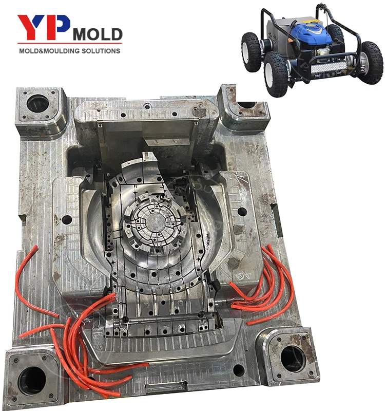 OEM Mini Robot Lawn Mower Wheeled Remote Control Gasoline Lawn Mower plastic injection mould tooling factory