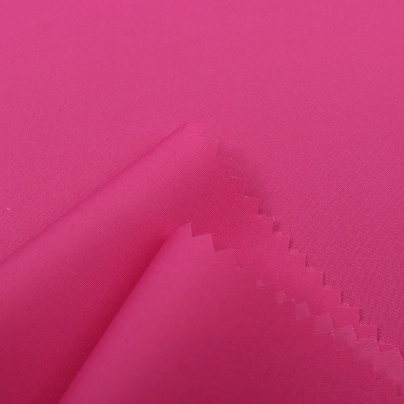 china factory  polyester recycled and eco-friendly 230t pongee 75D elastic silk 75g rpet fabric for clothing bags