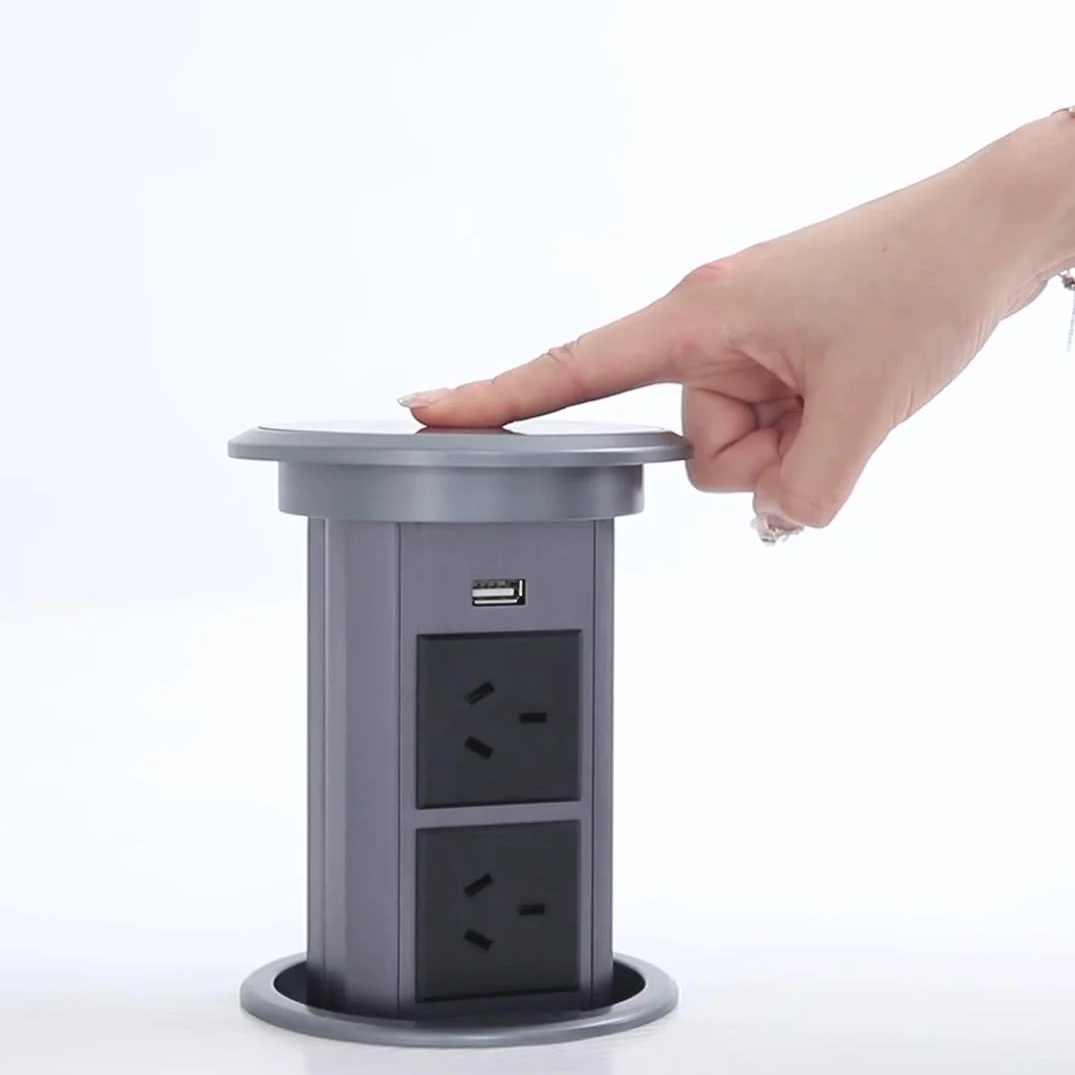 australia pop up socket electric sockets plug kitchen power socket outlets wireless charger for kitchen island meeting room
