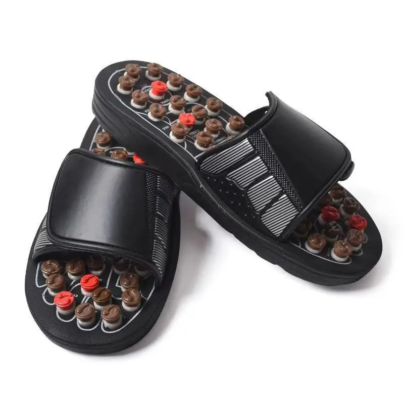 Acupressure  Slippers Therapeutic Reflexology Sandals for Foot Rotating Arch Pain Relief Non-Slip Massage Slipper Shoes Sandals