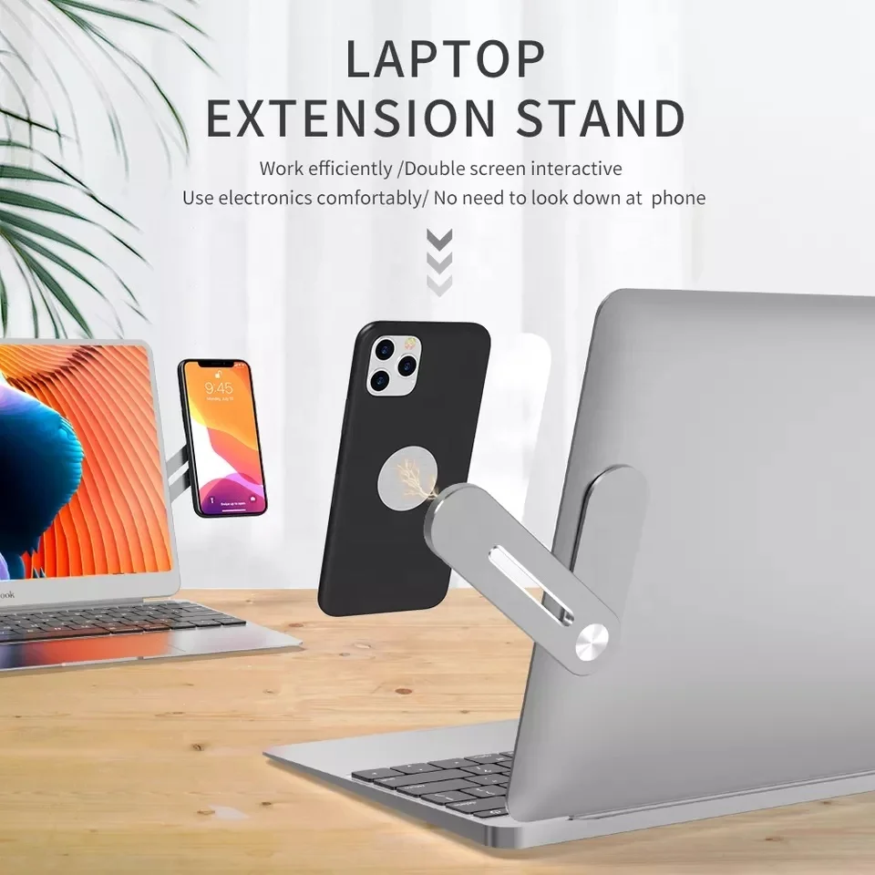 wholesale blank promotional products Multi Screen Support Laptop Mount Phone Holder For Laptop