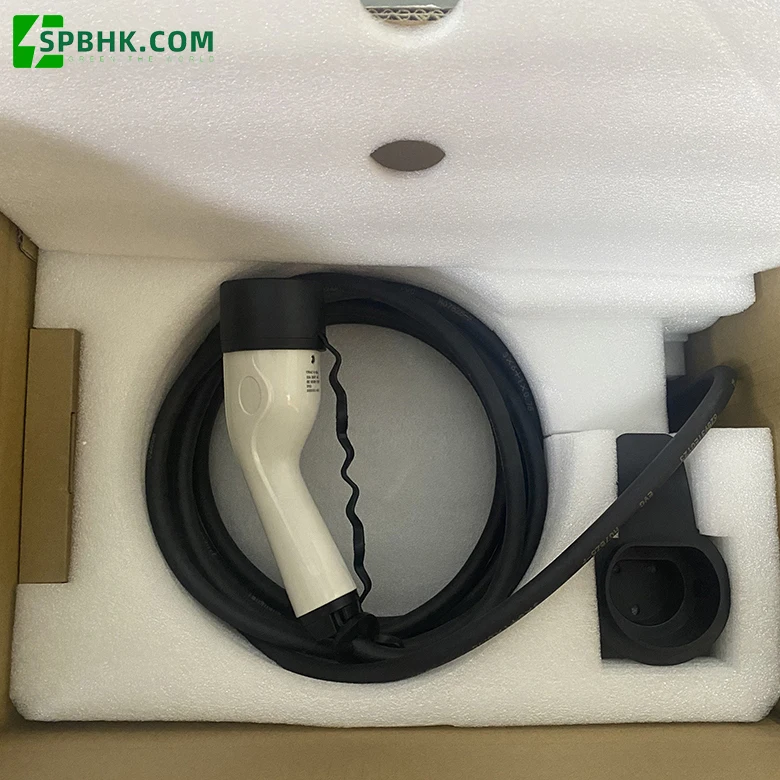 New Energy Smart Charging Station Wallbox 7KW Single Phase Car EV Charger Power Station with Bluetooth Charging Stations