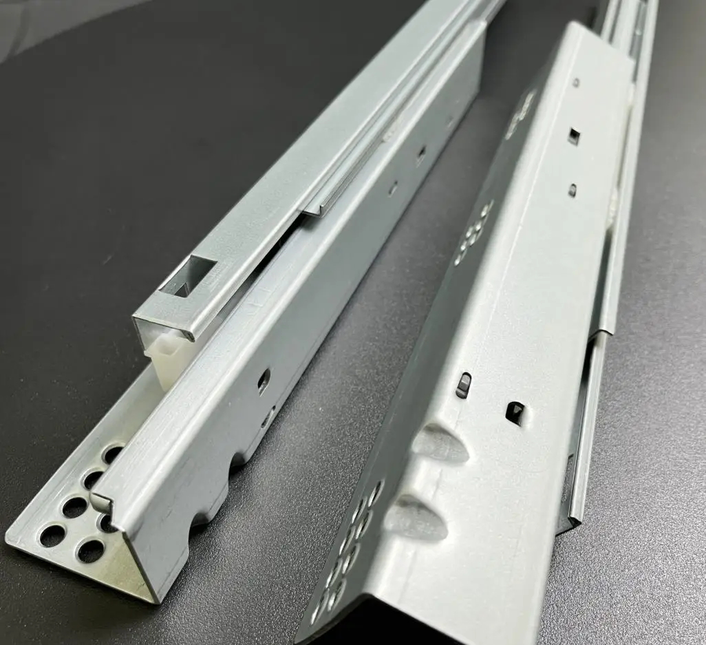 High quality  Soft Closing Concealed Drawer Slides Cabinet Hydraulic Telescopic Drawer Runner Slide