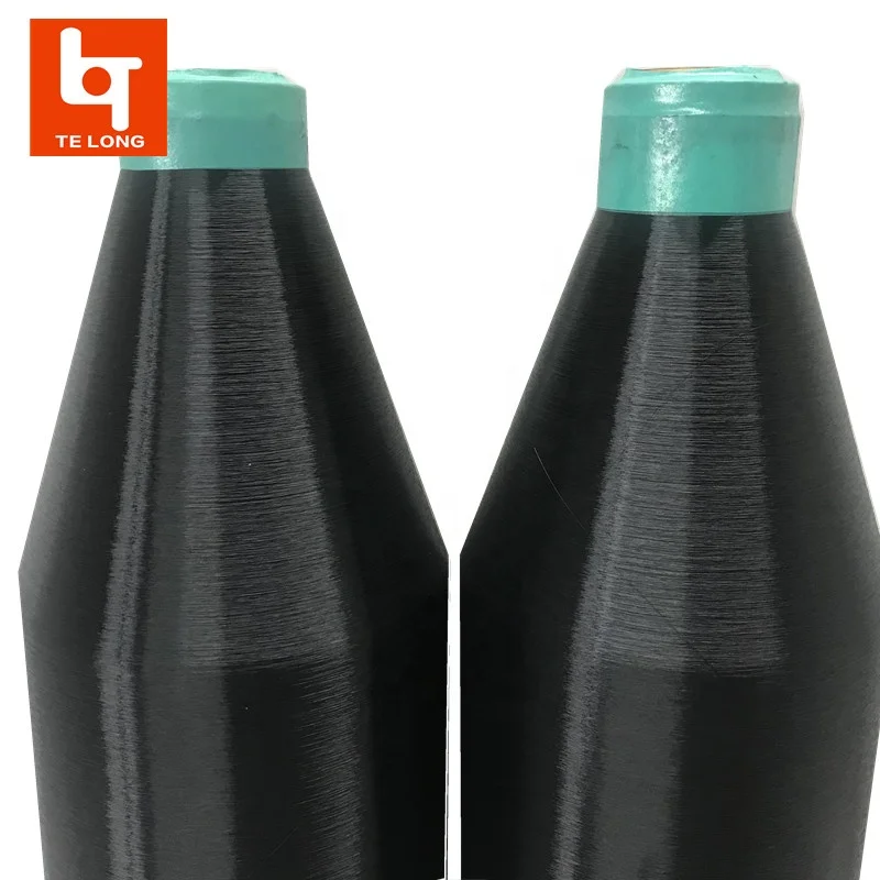 50/1 Nylon monofilament yarn mono black bright for knitting