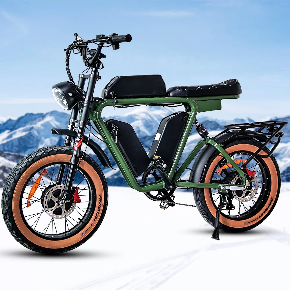 Electric Bicycle Motor Electric Fat Tire Bike 20 Wheel Size Electric Hybrid Bike 48v Electric Road Bike Dual motor Electric Bike