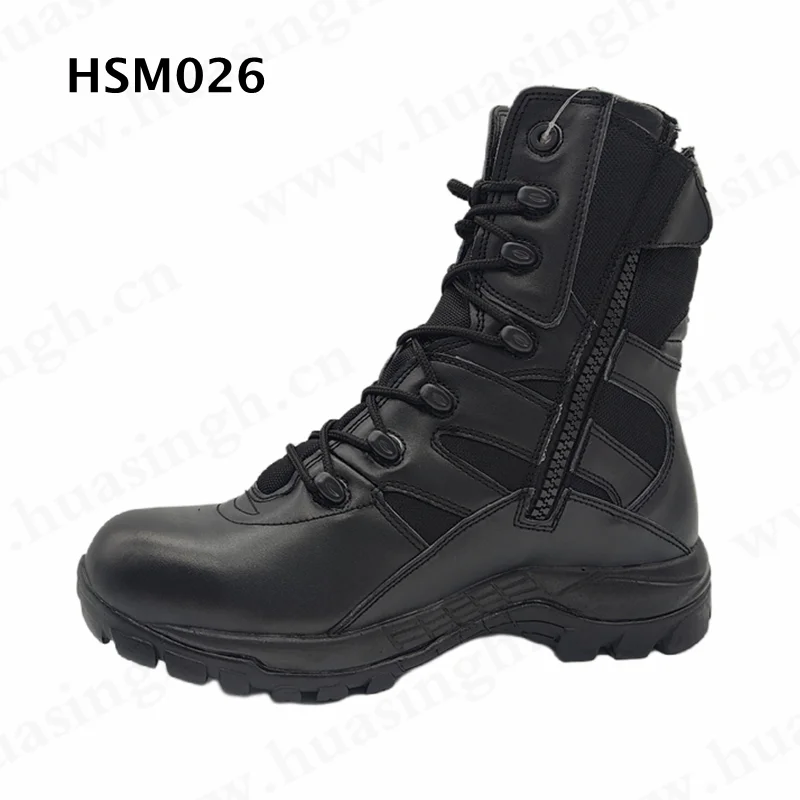 XC,outdoor training hard-wearing advanced gear combat boots suede leather PU+rubber sole hiking boots HSM026