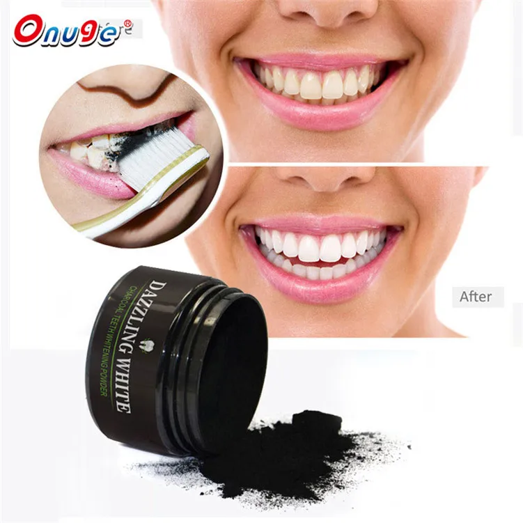 7 Days Purple Tooth Paste Powder Black Charcoal Dental Whitening Bleaching Powder
