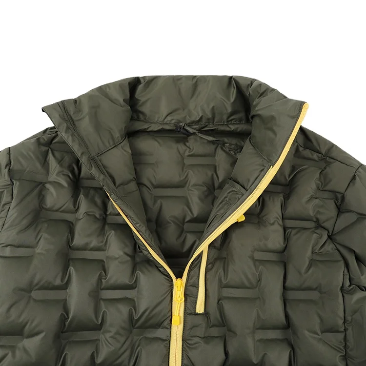 New products water repellent seamless welded thermoball packable men down jacket