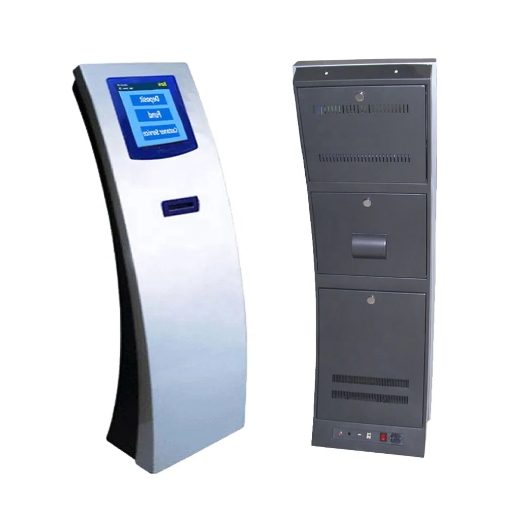 Bank/Hospital/Clinic QMS Queue Management System Ticket Dispenser Queue Kiosk Number Token Machine