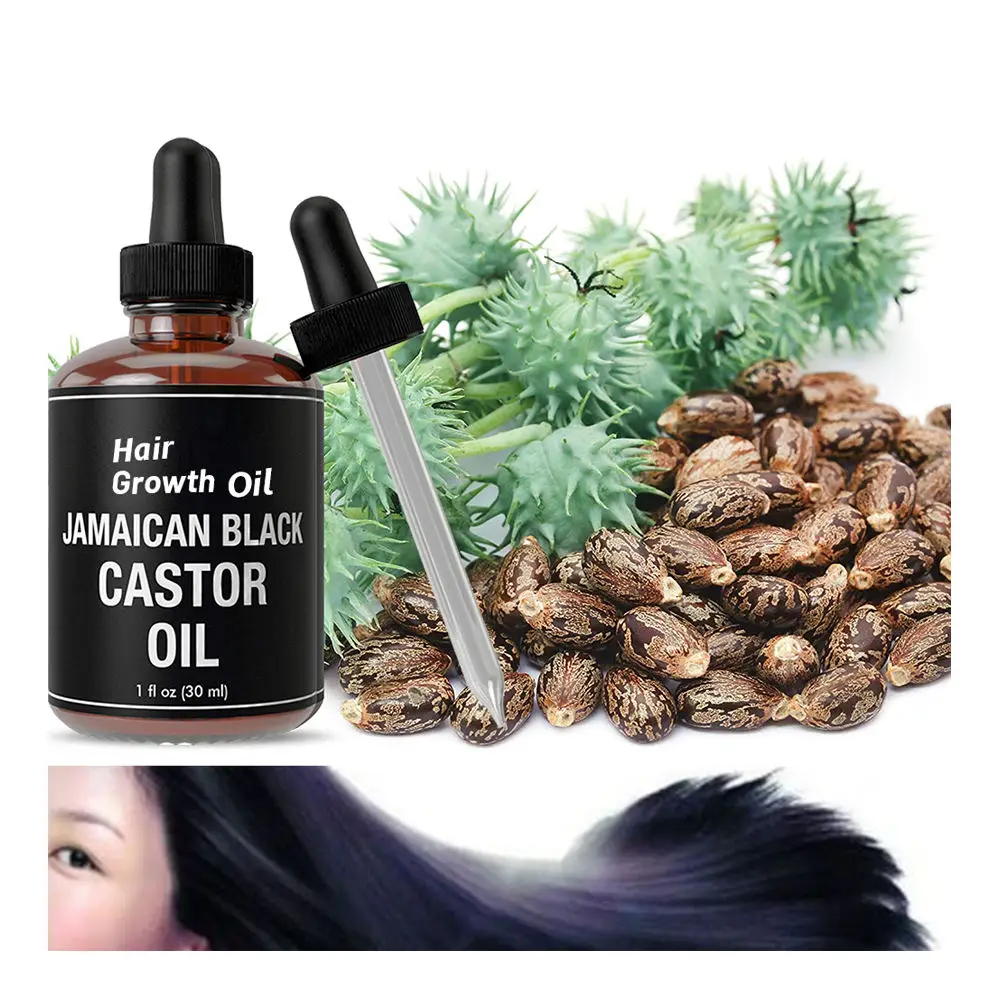 Private Label Amazon Hot Selling Jamaican Black Castor Oil Natural Formula Nourishing Boosting Fast Hair Growth Oil
