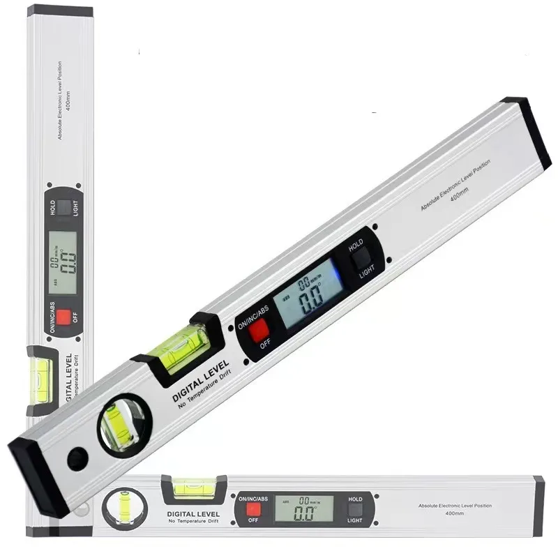 Professional Digital Angle Meter Inclinometer Mini Angle Finder Spirit Level Aluminum