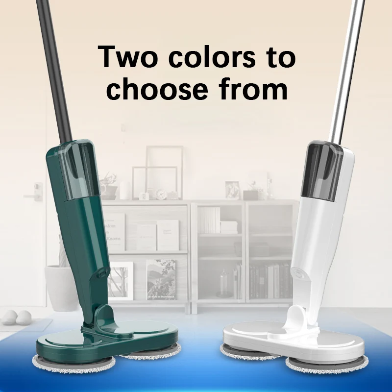 Multifunctional household wet and dry lazy electric  mop with water spray high-speed rotation cleaning smart electric mop