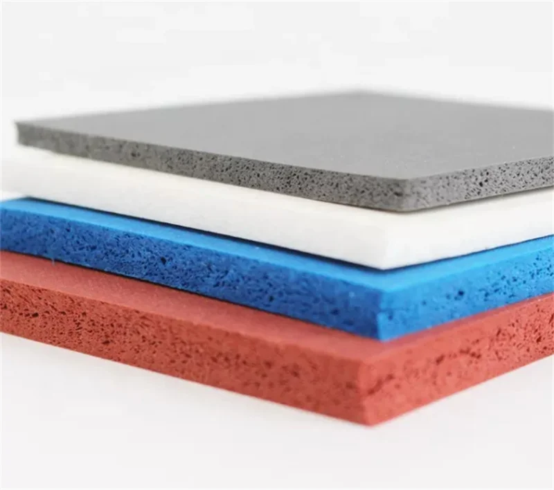 High-Temperature Silicone Foam Sheets for New Energy Battery Pack Sealing Solutions with Cutting Processing Available